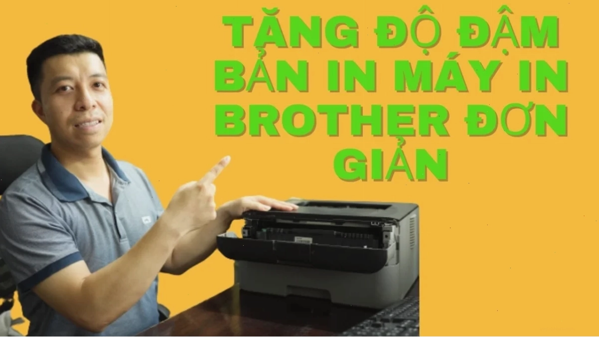 Cửa sổ cài đặt driver máy in Brother
