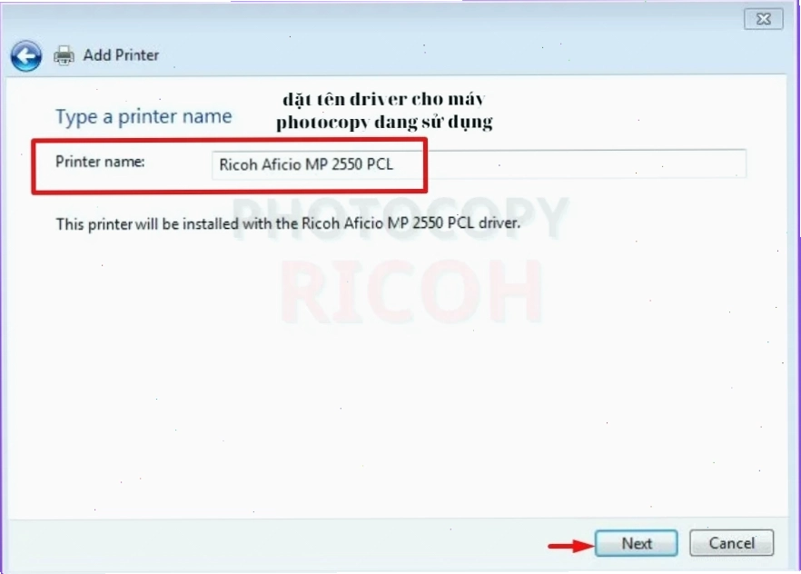 Danh sách các liên kết tải driver Ricoh MP 5002 cho các phiên bản Windows
