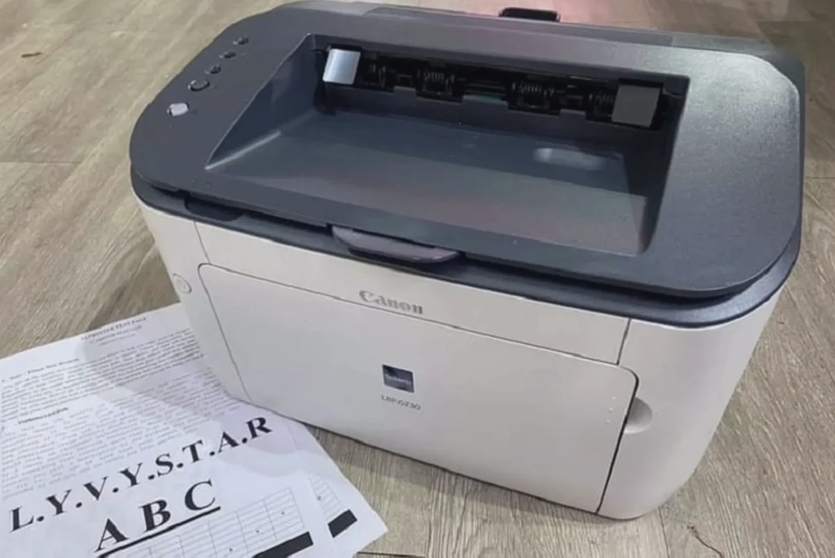 Giao diện cài đặt Duplex Printing trên driver máy in Canon LBP 6230dn