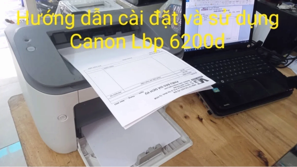 Giao diện cài đặt in hai mặt trên máy tính