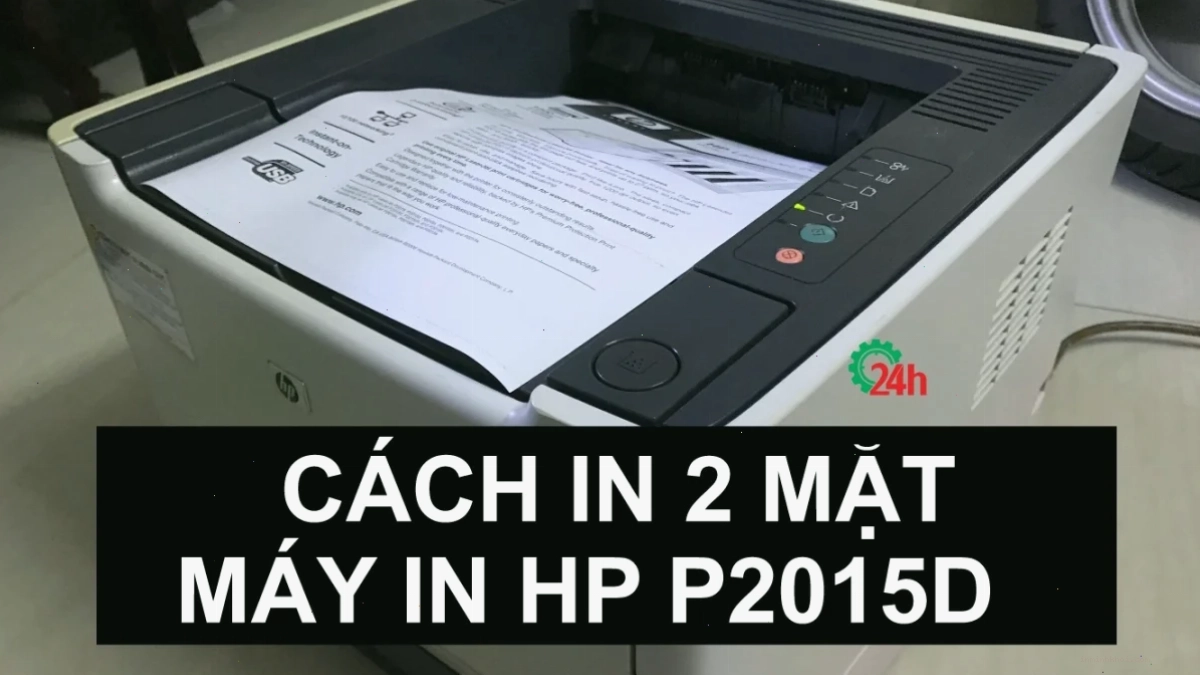 Giao diện cài đặt Printer Properties với tùy chọn Duplex Printing