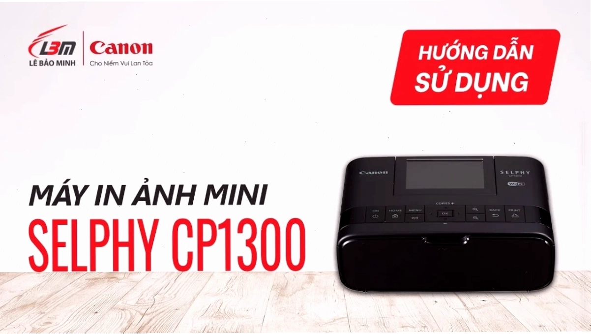 Giao diện chọn và chỉnh sửa ảnh trên Canon Selphy CP1300