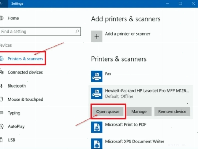 Giao diện cửa sổ Services hiển thị dịch vụ Print Spooler
