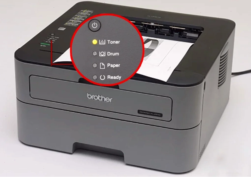 Giao diện điều chỉnh chế độ Toner Save trên máy in Brother
