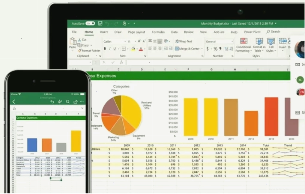 Giao diện Excel hiển thị lỗi không thể in ấn