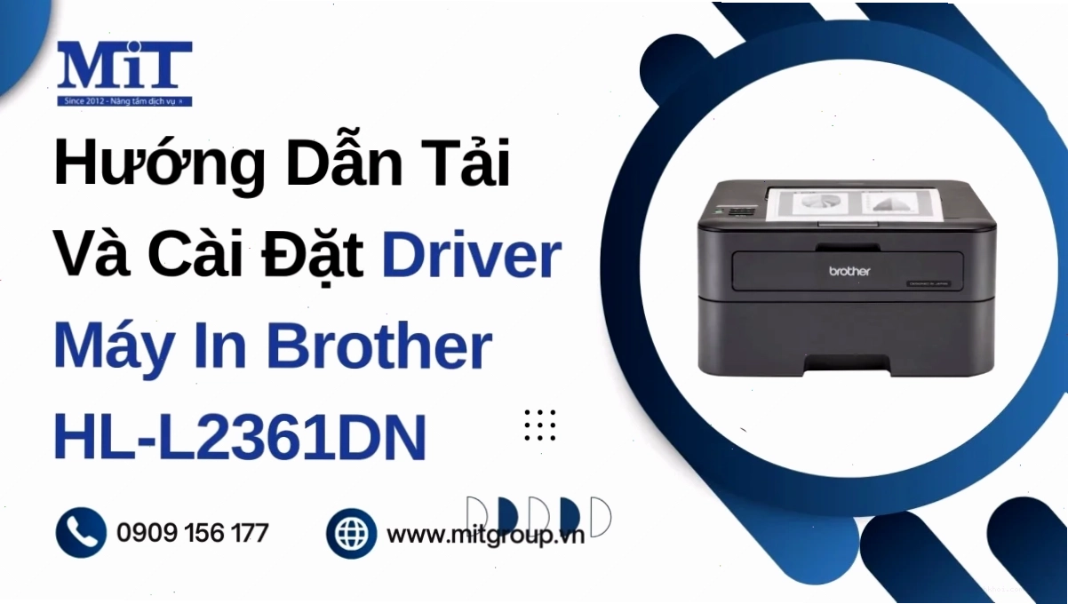 Giao diện tải driver máy in Brother HL-L2361DN