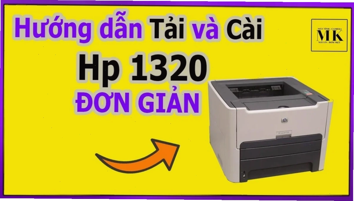 Giao diện trang tải driver HP LaserJet 1320