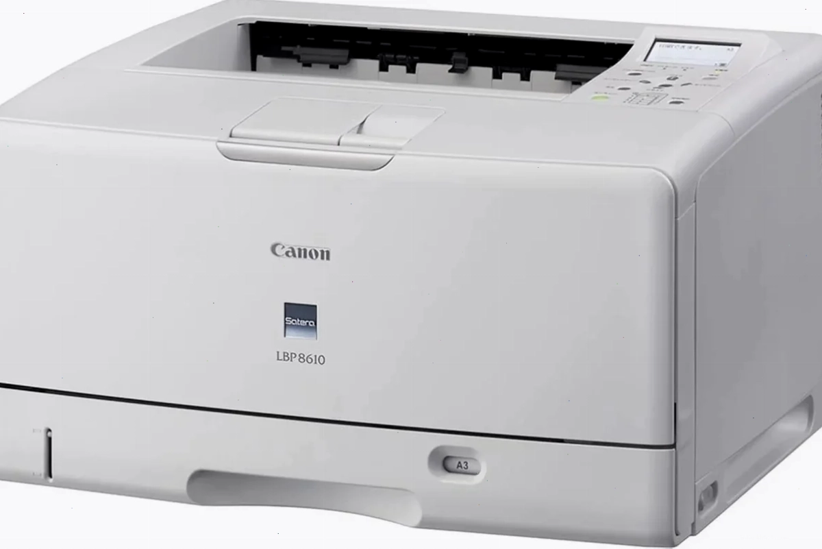 Giao diện trang tải driver máy in Canon trên website chính thức
