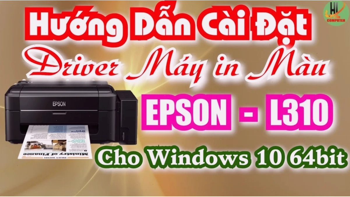 Giao diện trang tải Driver máy in Epson