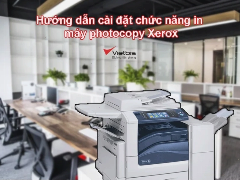 Giao diện trình cài đặt driver máy in Fuji Xerox