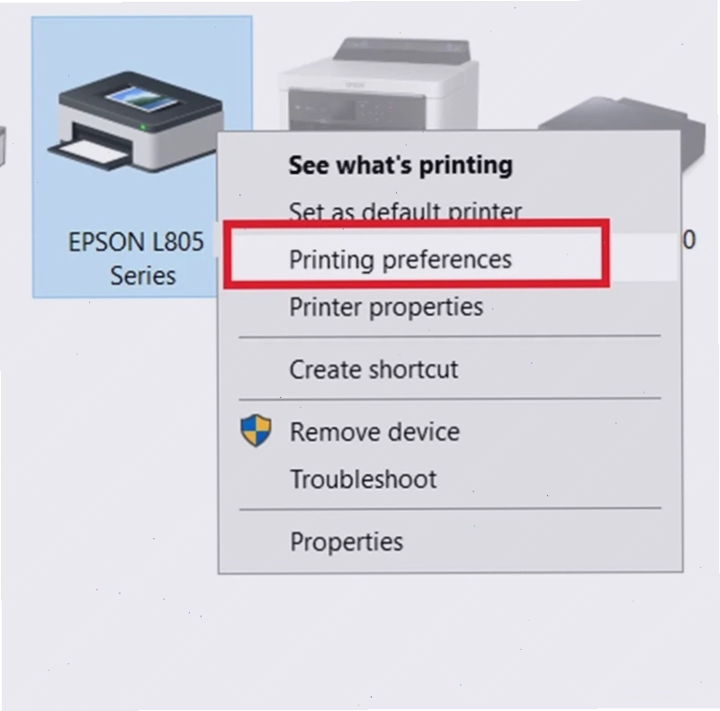 Giao diện tùy chọn vệ sinh đầu phun trong phần mềm máy in Epson trên Windows