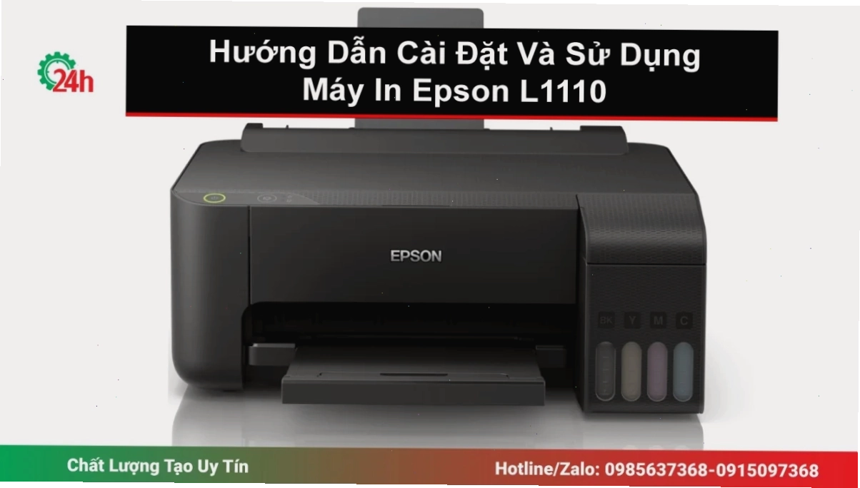 Giao diện website Epson tải driver máy in