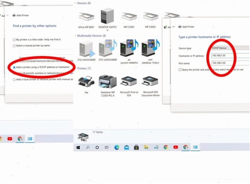 Hình ảnh minh họa quá trình cài đặt Driver máy in Ricoh MP 7001