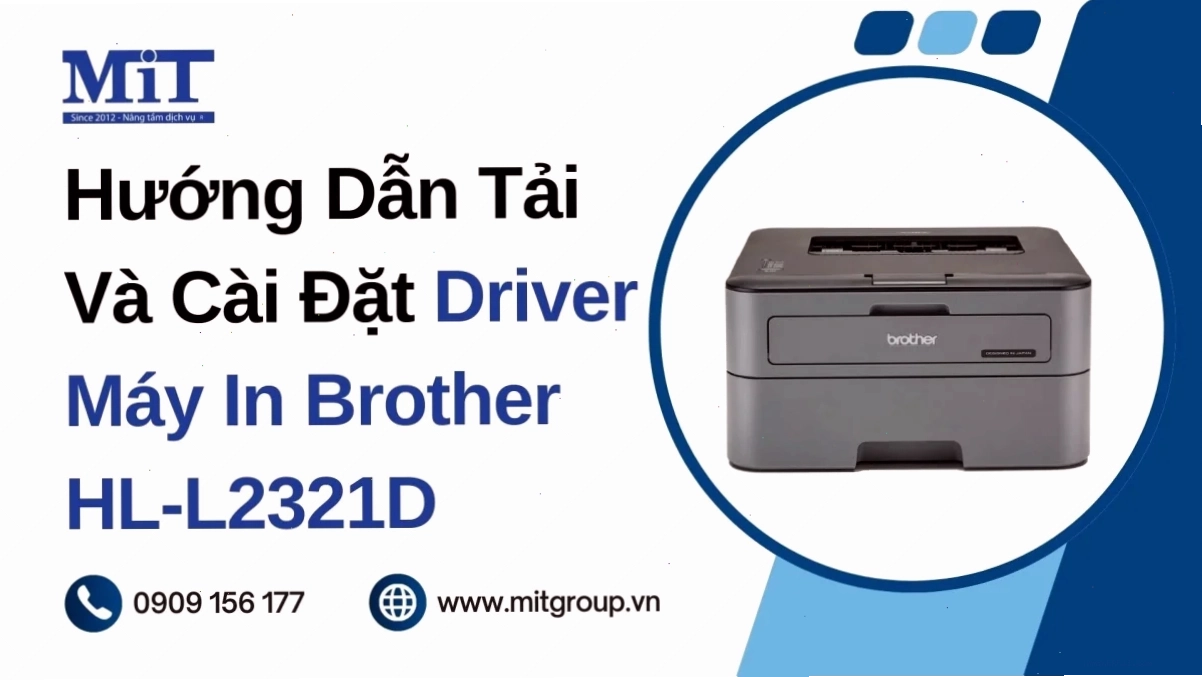Hướng dẫn cài đặt tính năng in đảo mặt trên Brother HL-L2321D