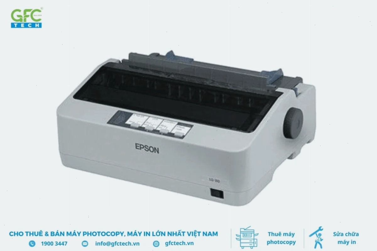 In thử sau khi thay mực máy in kim Epson LQ 310