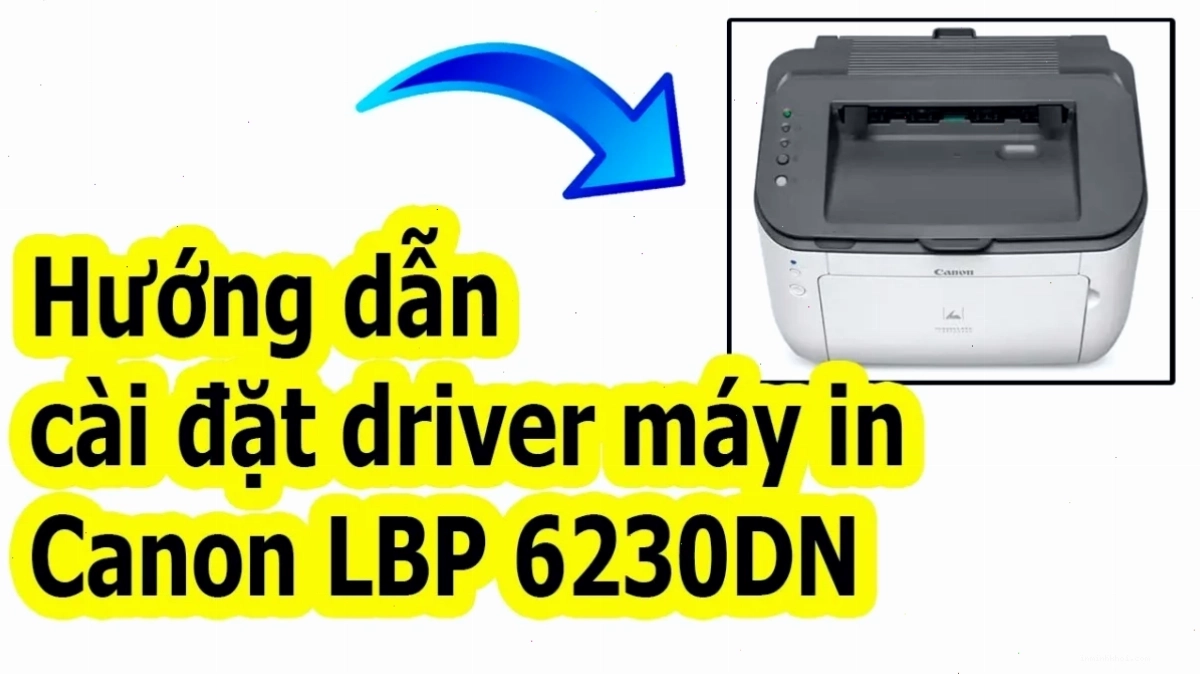 Kết nối cáp USB máy in Canon LBP 6230dn với máy tính