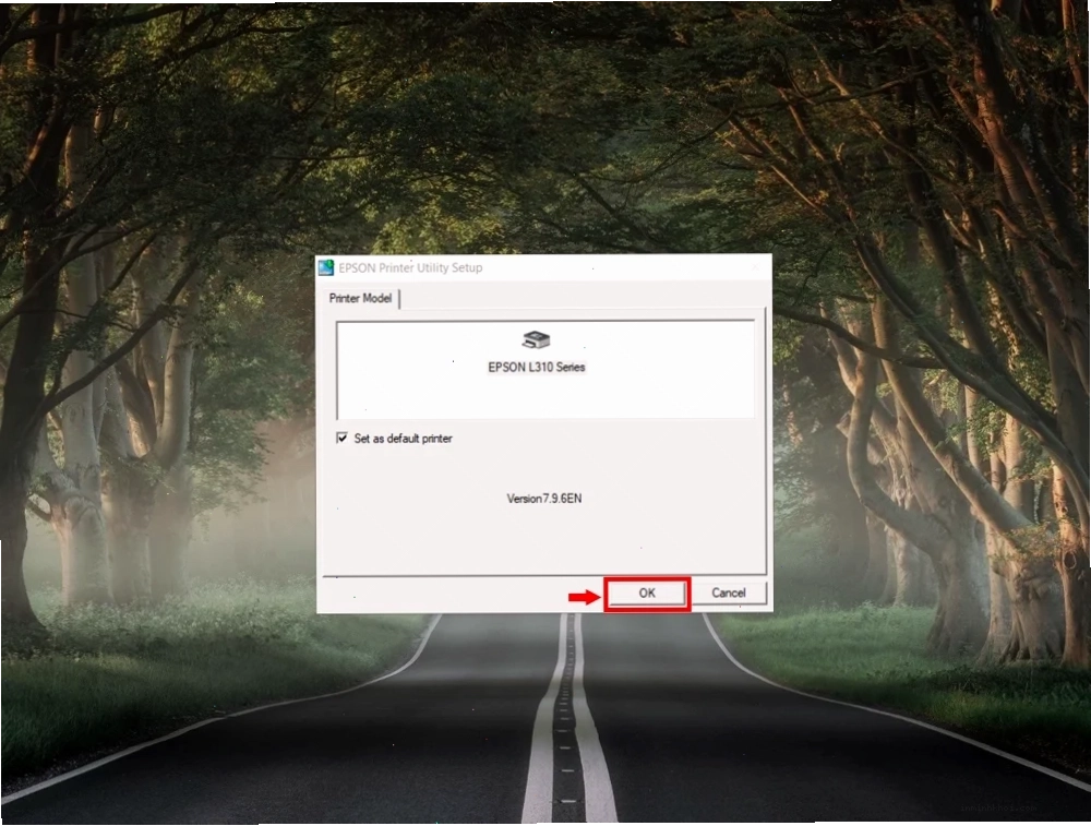 Kết nối máy in Epson L310 với máy tính qua cổng USB