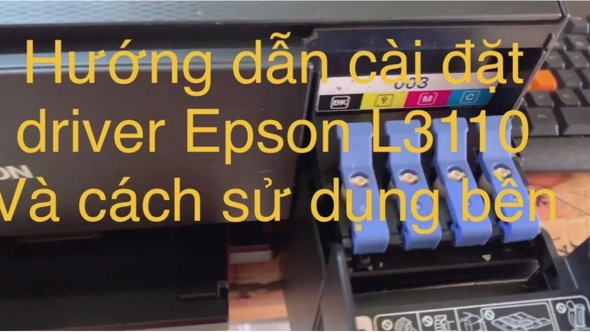 Kết nối máy in Epson L3110 với máy tính qua cáp USB