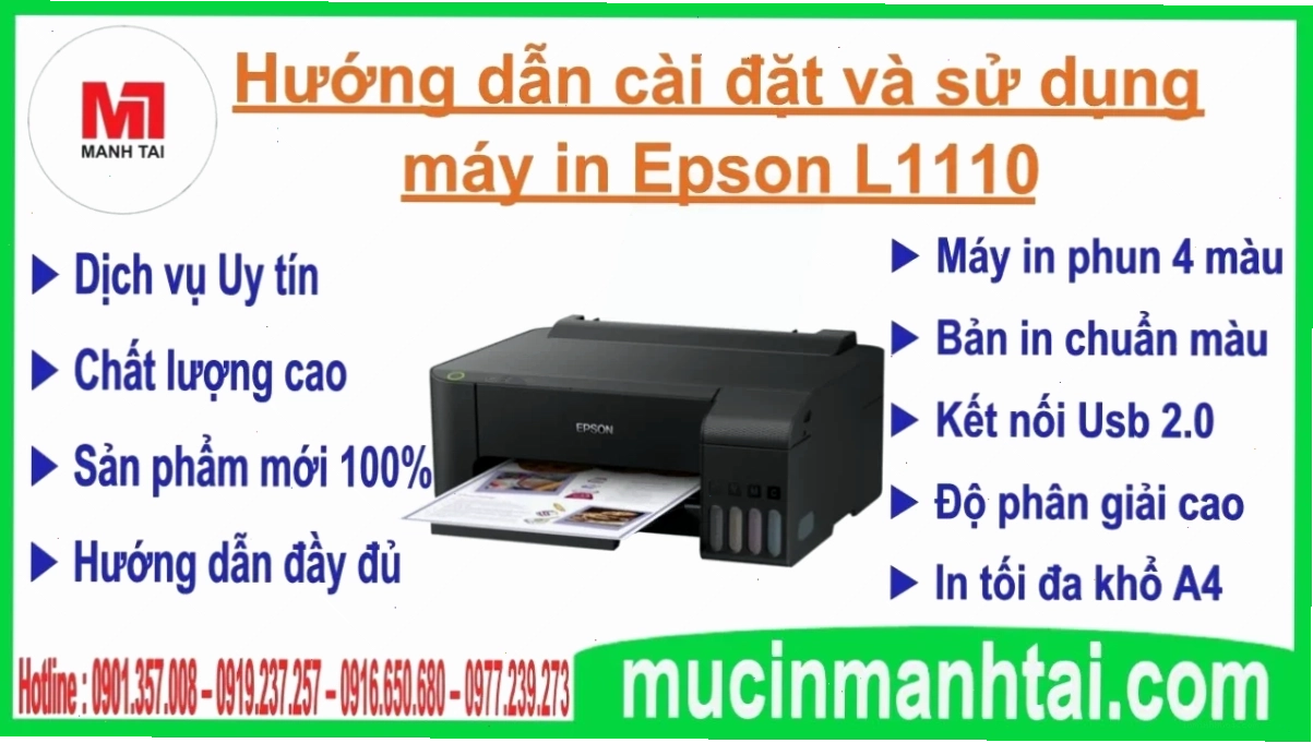 Khay nạp giấy của máy in Epson L1110