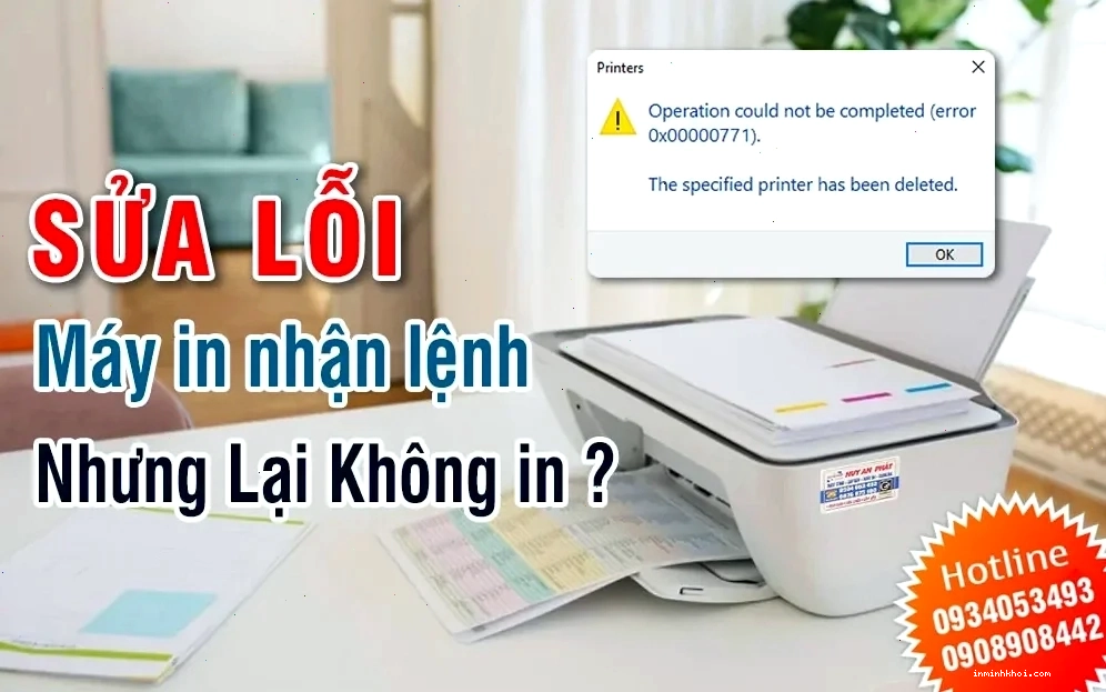 Khởi động lại dịch vụ Print Spooler để khắc phục lỗi máy in