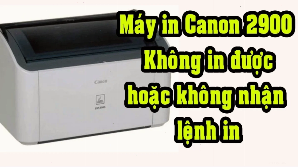 Kiểm tra các bộ phận cảm biến bên trong máy in Canon LBP 2900