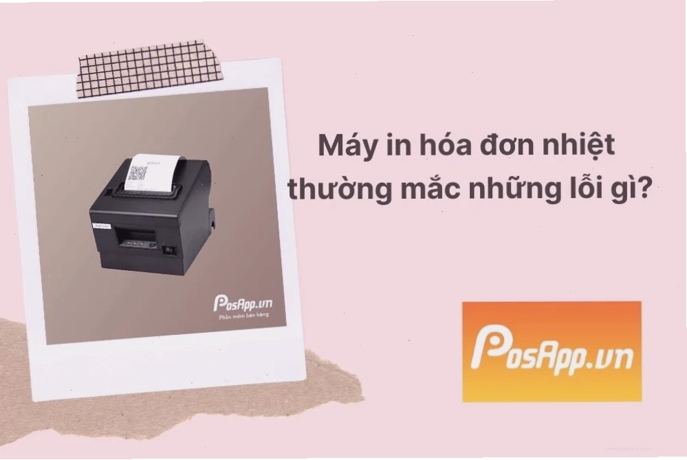 Kiểm tra chiều giấy in nhiệt khi máy không in được chữ