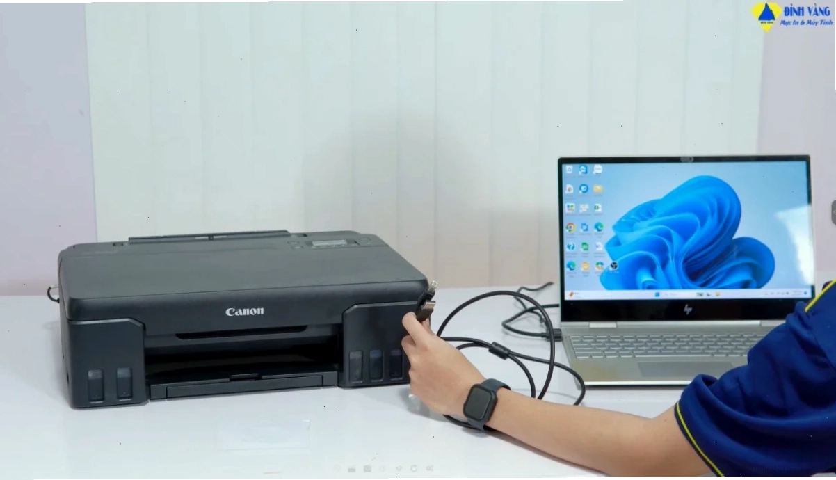 Kiểm tra kết nối vật lý của máy in