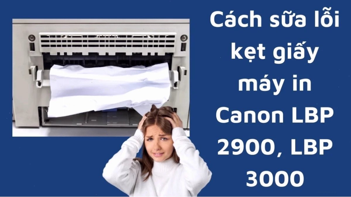 Kiểm tra khay nạp giấy máy in Canon