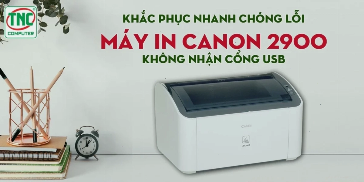 Kiểm tra linh kiện bên trong máy in Canon 2900