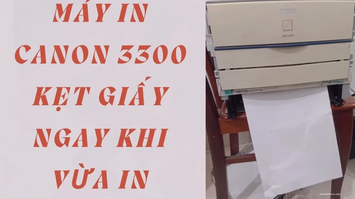 Máy in Canon đang hoạt động
