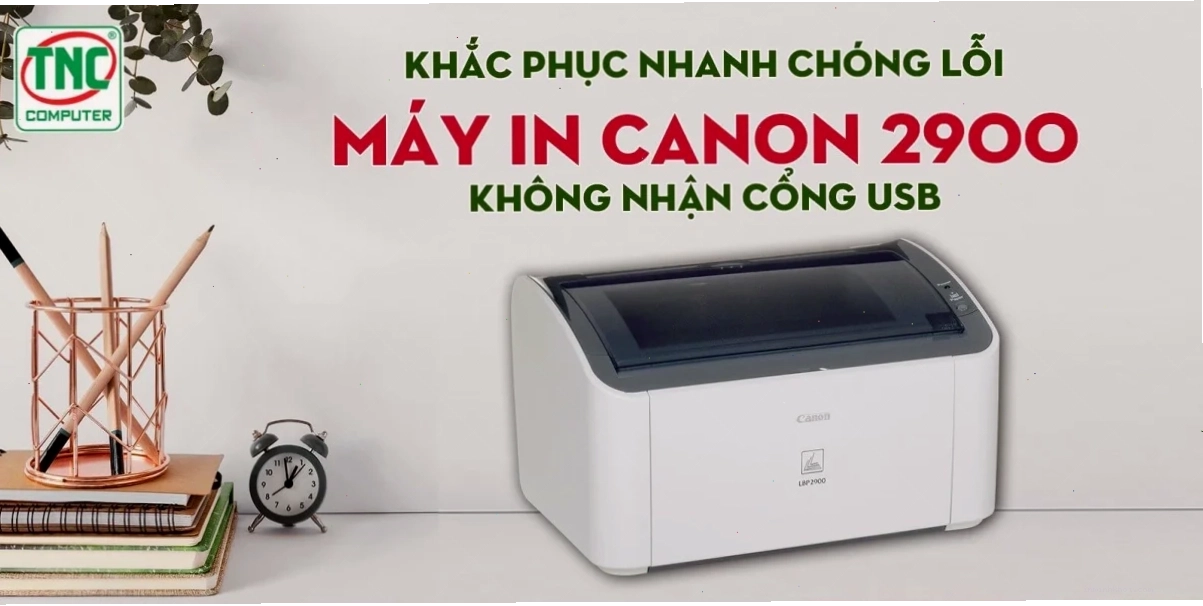 Máy in Canon LBP 2900 chỉ hỗ trợ in đơn sắc