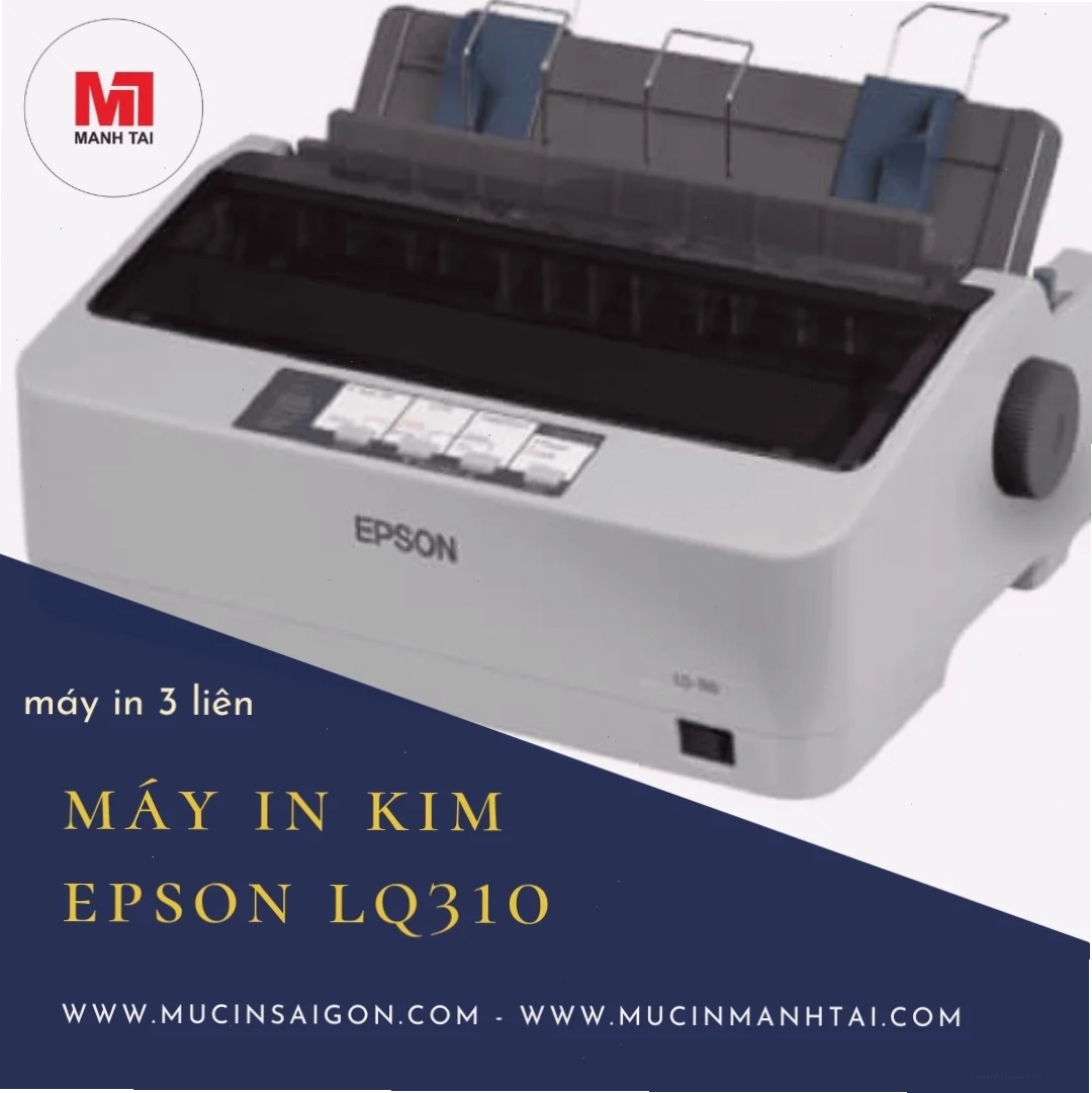 Máy in Epson LQ 310 với thiết kế nhỏ gọn