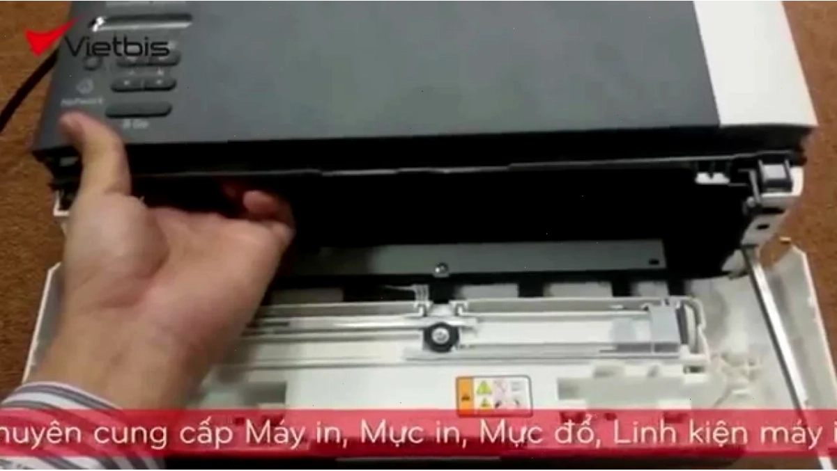 Minh họa các nút bấm trên máy in Fuji Xerox P225db