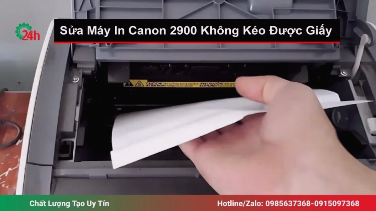 Nguyên nhân máy in Canon 2900 không in được