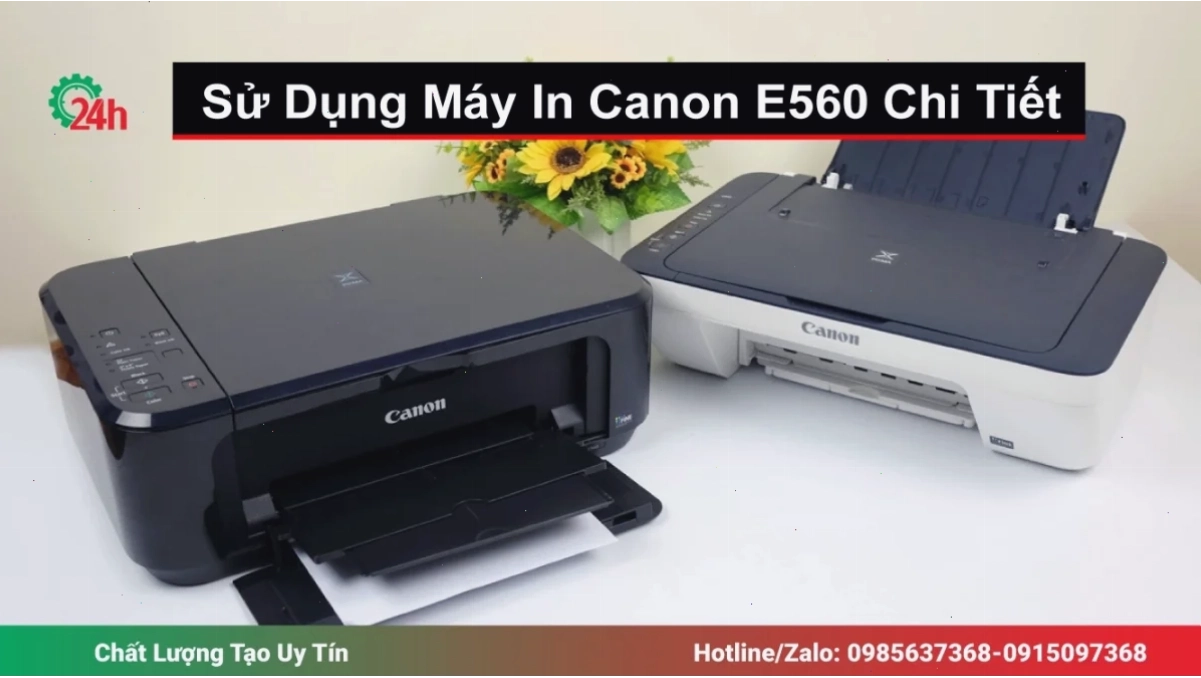 Quy trình cài đặt driver máy in Canon PIXMA E560 trên máy tính