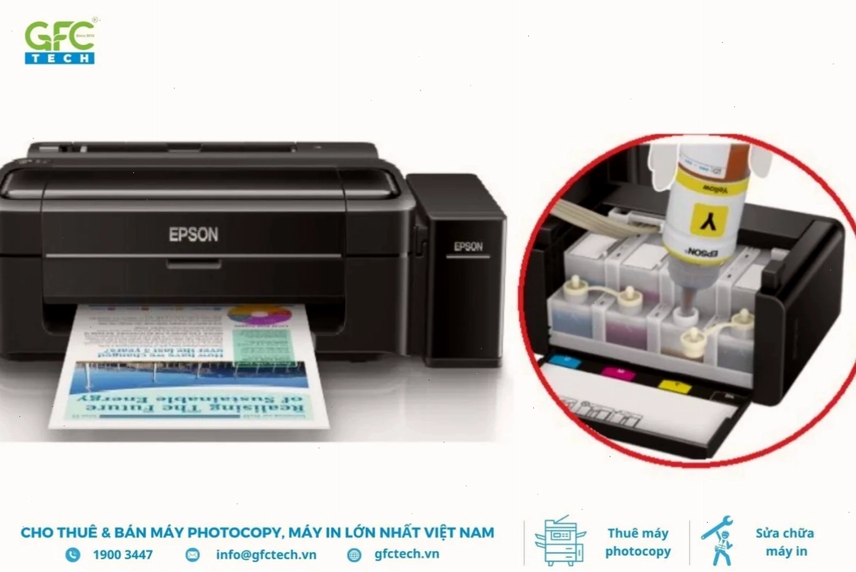 Quy trình nạp mực máy in Epson L310