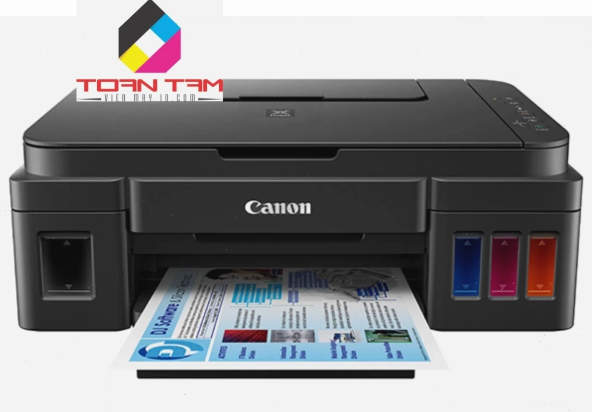 Quy trình reset máy in Canon G2000 khắc phục lỗi không lên mực