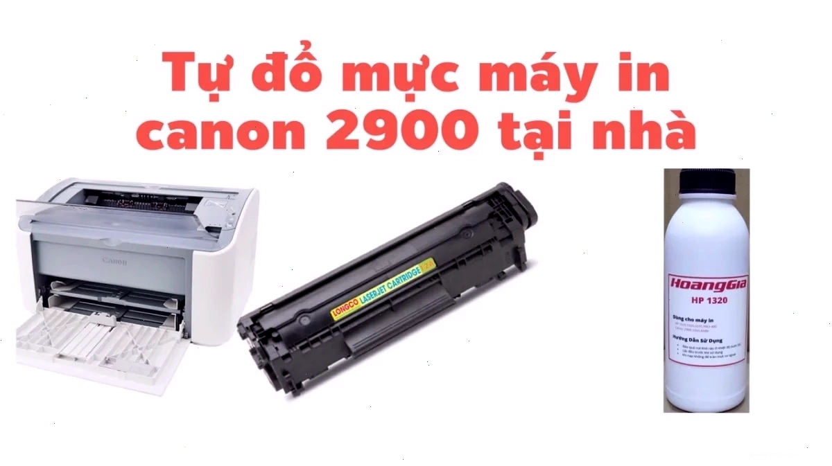 Sơ đồ cấu tạo hộp mực Canon 303 máy in Canon 2900