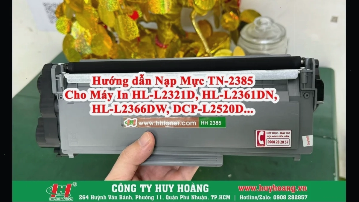 Tách hộp mực khỏi cụm trống máy in Brother