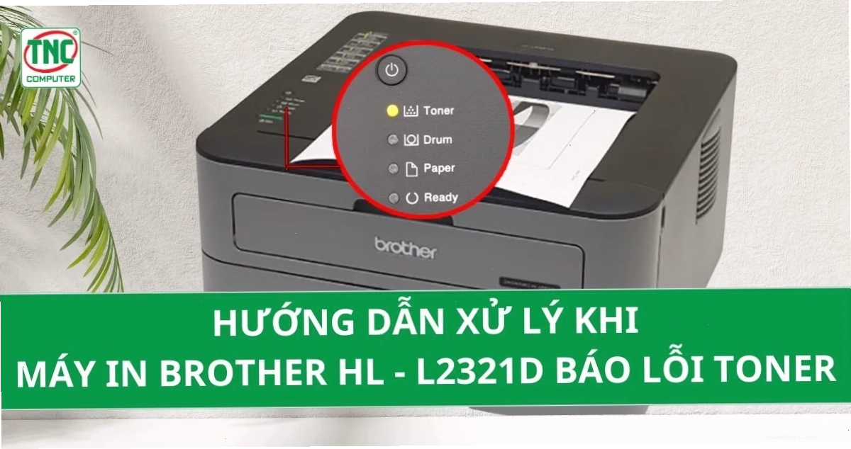 Thao tác reset hộp mực máy in Brother HL-L2321D