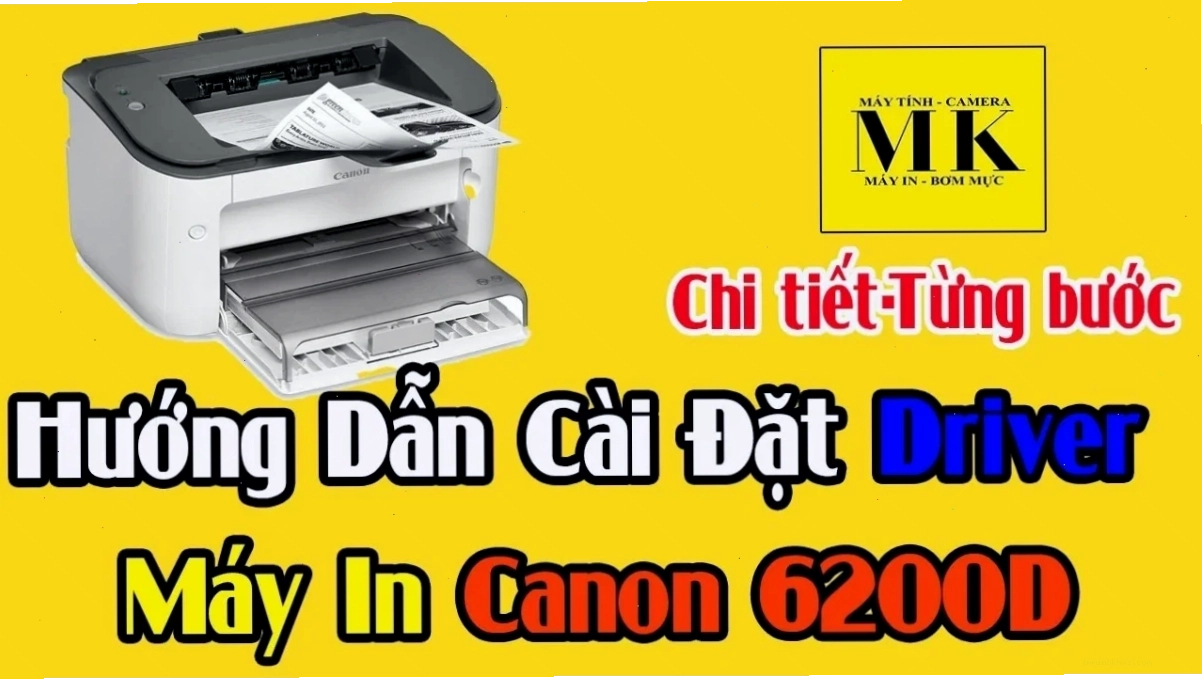 Thiết kế nhỏ gọn và tiện lợi của máy in Canon LBP 6200D