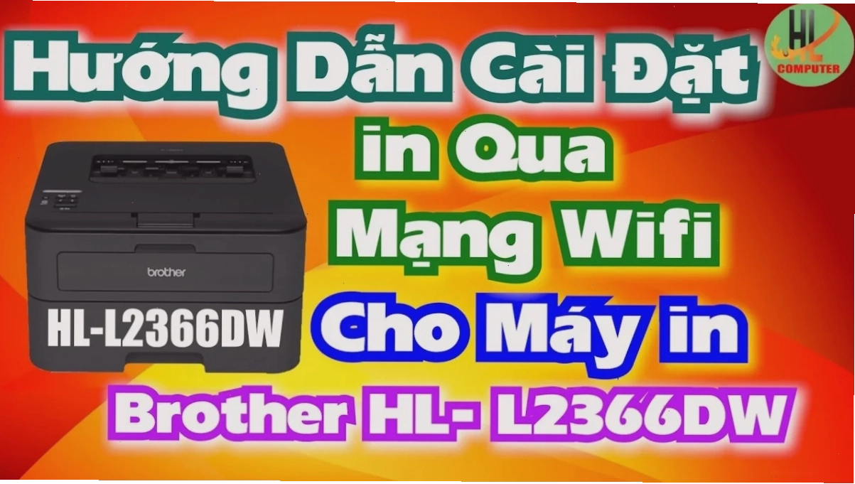 Thông báo kết nối WiFi thành công trên máy in Brother HL-L2366DW