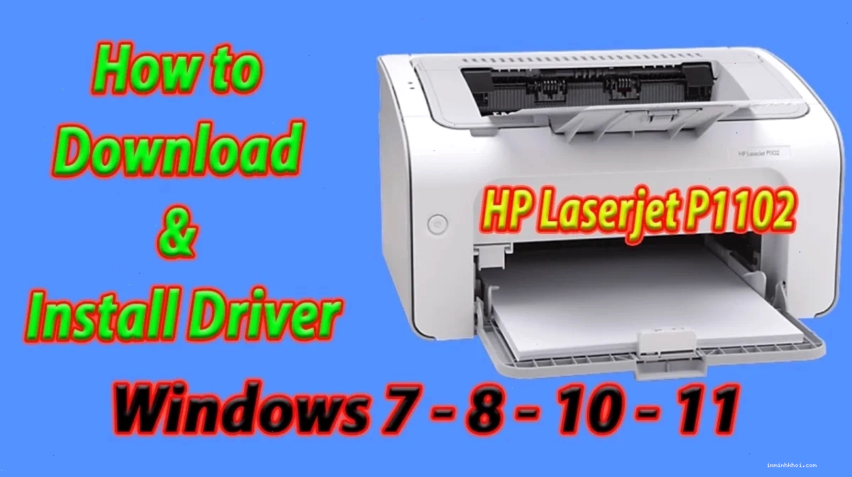 Trang tải driver chính thức cho máy in HP LaserJet P1102