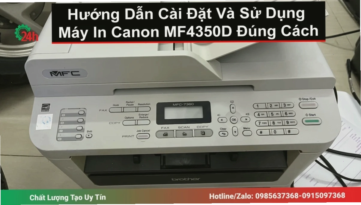Trang tải driver máy in Canon MF4350d trên website chính thức