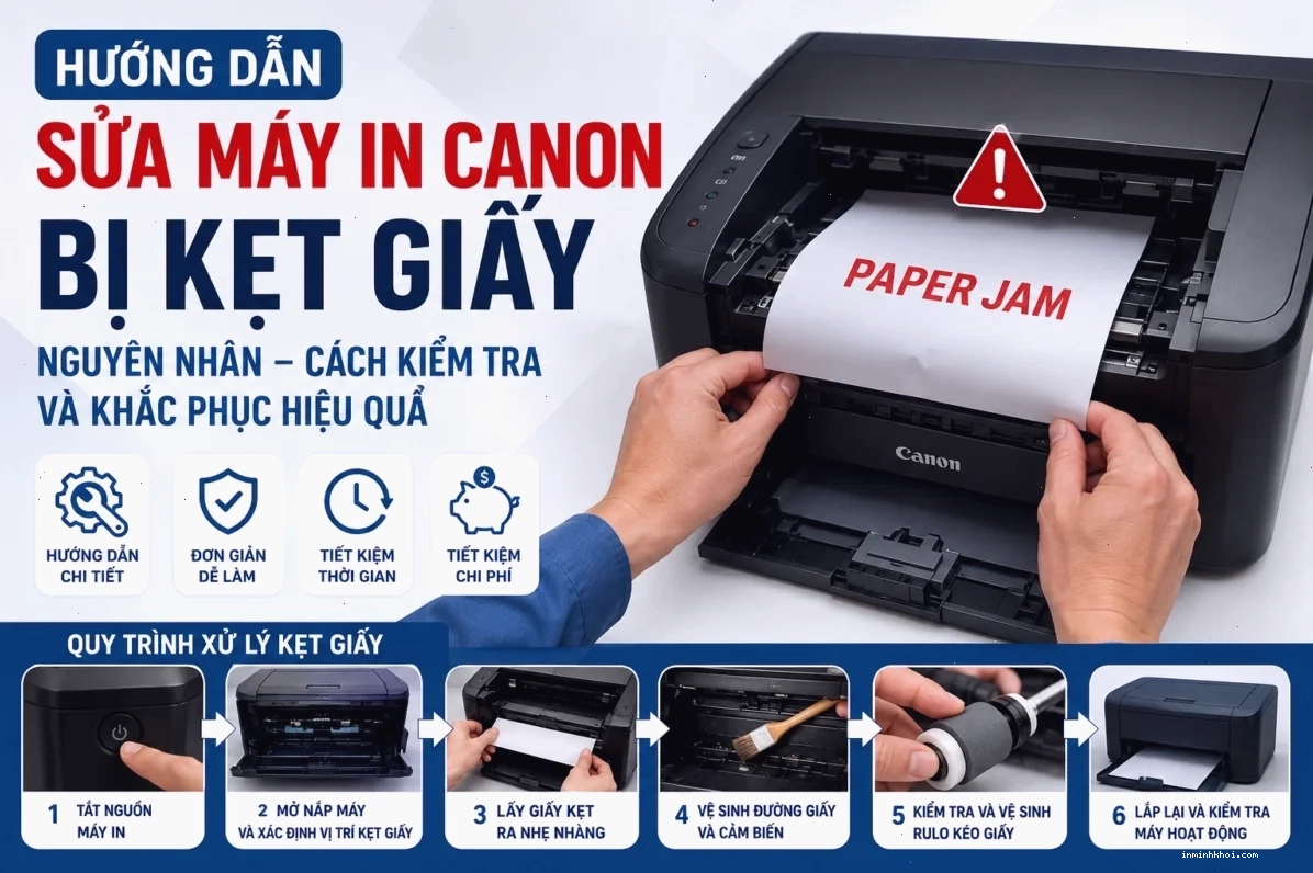 Vệ sinh các bộ phận bên trong máy in Canon 2900