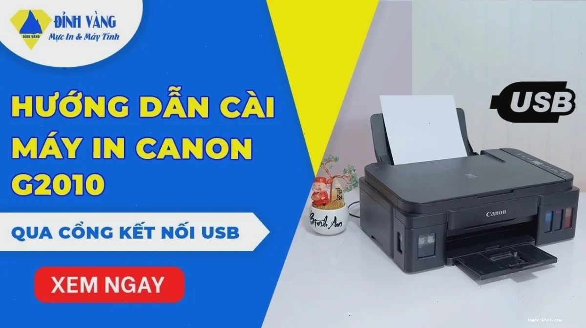 Vệ sinh đầu phun máy in Canon G2010