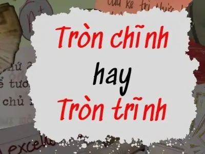 Tròn trĩnh hay tròn chĩnh đúng chính tả gây tranh cãi
