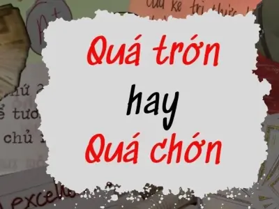 Quá trớn hay quá chớn đúng chính tả khiến dân mạng dậy sóng