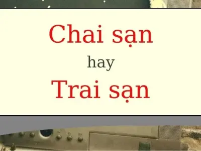 Chai sạn hay trai sạn đúng chính tả khiến ai cũng dễ lầm