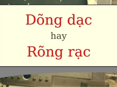 Dõng dạc hay rõng rạc đúng chính tả, cách sử dụng chuẩn